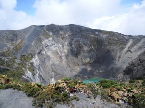 crater of Volcan Irazu in Costa Rica