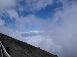 cloud tops seen from Volcan Irazu